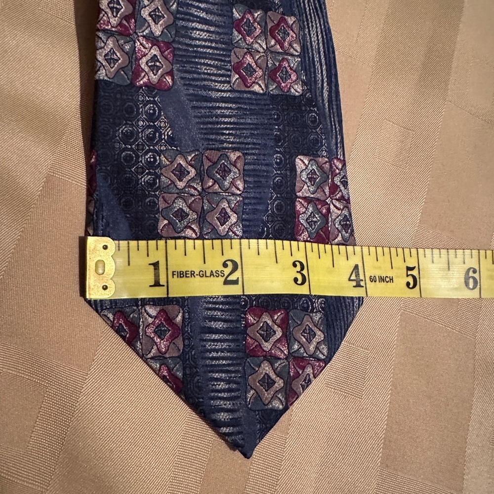 Multi Colored Patterned All Silk Tie By Specially… - image 2